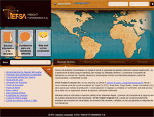 Tablet Screenshot of iefsa.com.ec